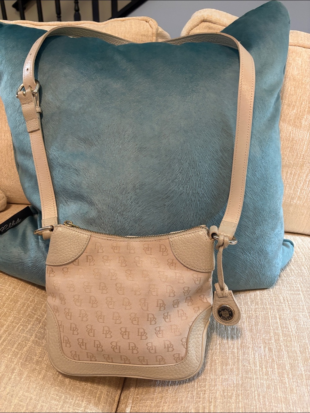 Dooney & Bourke Beige Crossbody Bag